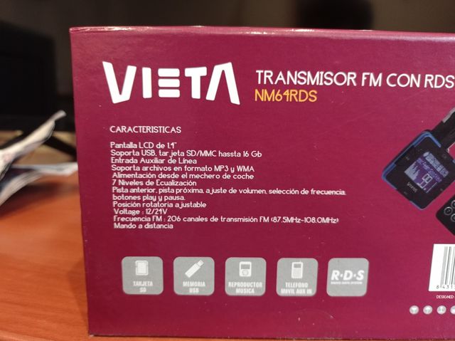 transmisor de audio y radio Vieta