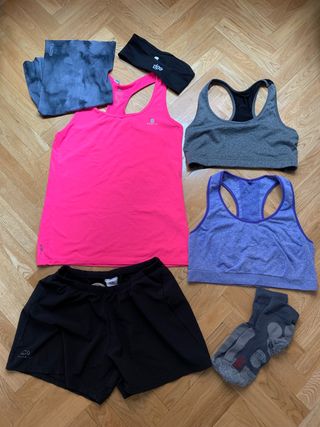 Lote ropa deportiva mujer talla M de segunda mano por 5 EUR en Madrid en  WALLAPOP