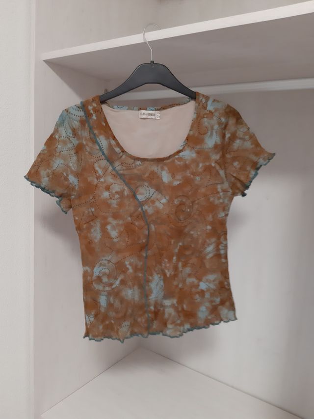 Conjunto falda y blusa