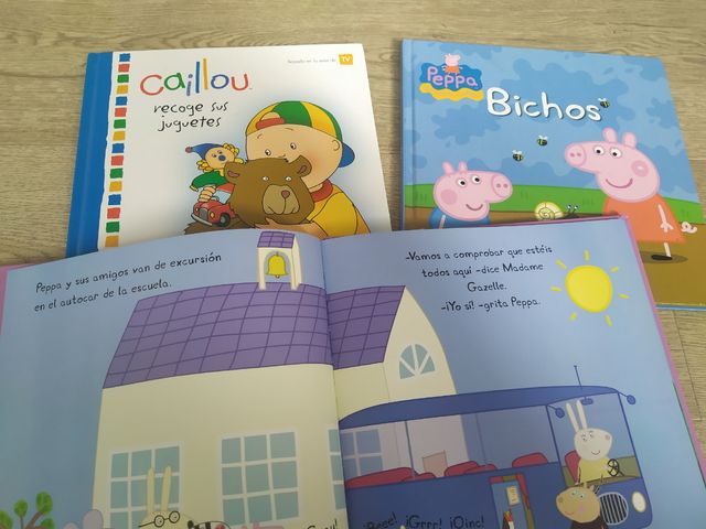 3 cuentos Peppa por y Calliou