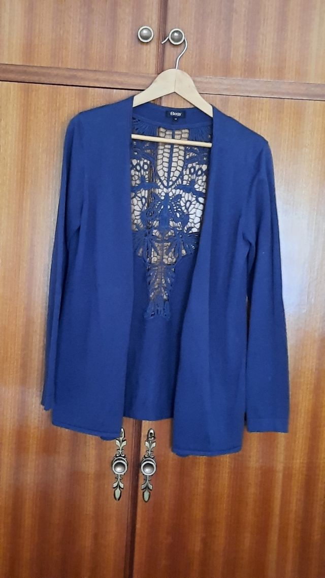 CHAQUETA DE VERANO azul marino. talla M