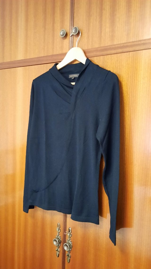 JERSEY NEGRO ADOLFO DOMINGUEZ  talla M