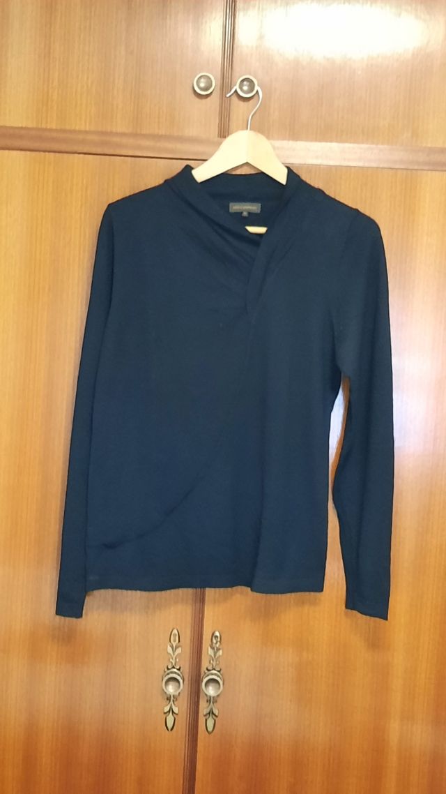 JERSEY NEGRO ADOLFO DOMINGUEZ  talla M