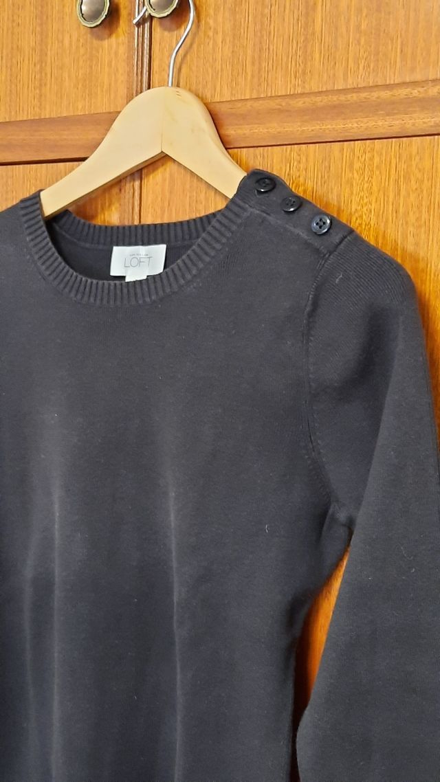 JERSEY AZUL MARINO CON BOTONES  talla S