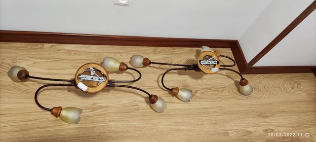 Lámparas de salón 40€ cada una.