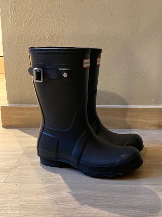 Botas agua HUNTER negras de segunda mano por 60 EUR en Barcelona en WALLAPOP