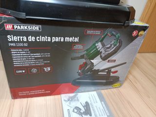 1100W Sierra Cinta Metal PARKSIDE de segunda mano por 100 EUR en Alcorcón  en WALLAPOP