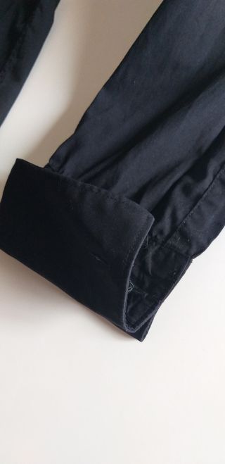 Camisa hombre negra talla L. Zara de segunda mano por 10 EUR en Valencia en  WALLAPOP