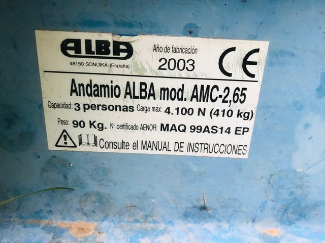 Andamios colgantes ALBA