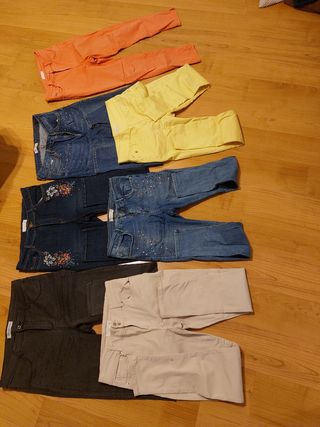 7 pantalones mujer talla 42, encuentro de segunda mano por 30 EUR en  Coslada en WALLAPOP