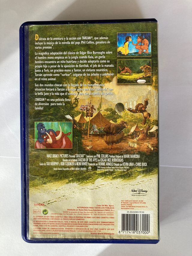 VHS TARZAN ORIGINAL
