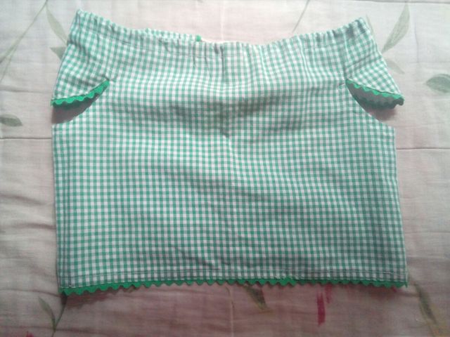 Babero bebe hecho a mano