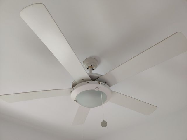 ventilador blanco moderno