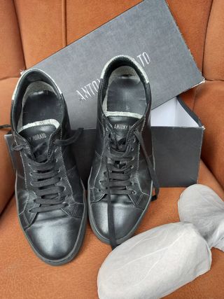 Mocasines piel cordones Antony Morato de segunda mano por 35 EUR en Madrid  en WALLAPOP