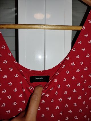 Vestido rojo verano M Fórmula Joven de segunda mano por 5 EUR en Tortosa en  WALLAPOP