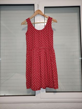 Vestido rojo verano M Fórmula Joven de segunda mano por 5 EUR en Tortosa en  WALLAPOP