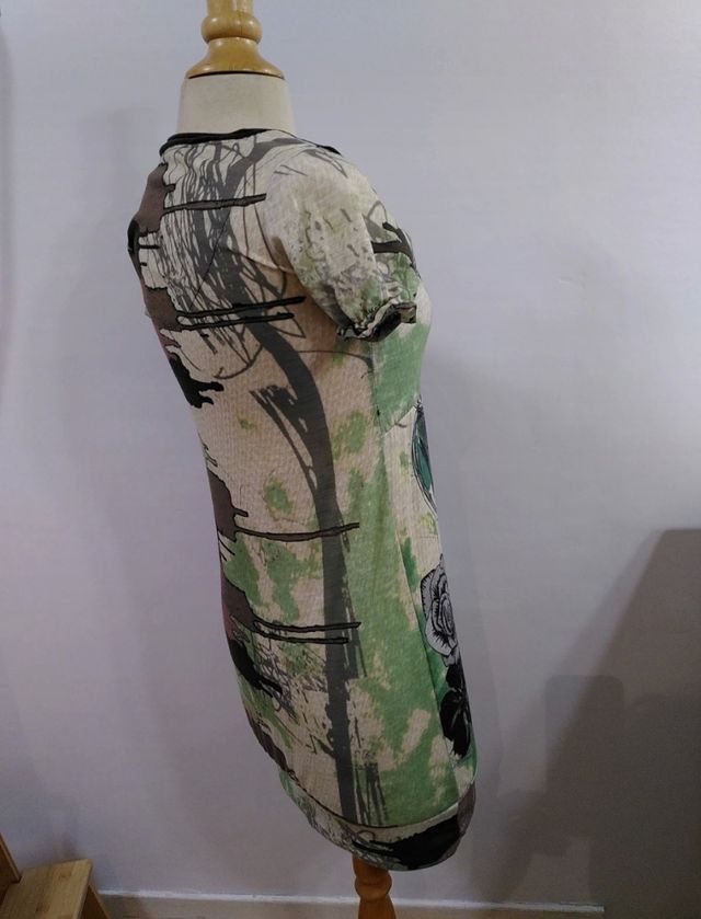 vestido desigual talla S