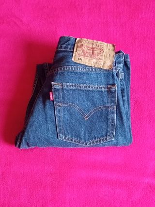 Levis 501 azul oscuro mujer 38 de segunda mano por 25 EUR en Elche en  WALLAPOP