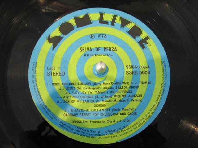 € Selva De Pedra Vinilo Brazil 1972 Soundtrack