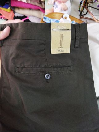 Pantalón dustin hombre corte inglés de segunda mano por 8 EUR en Málaga en  WALLAPOP