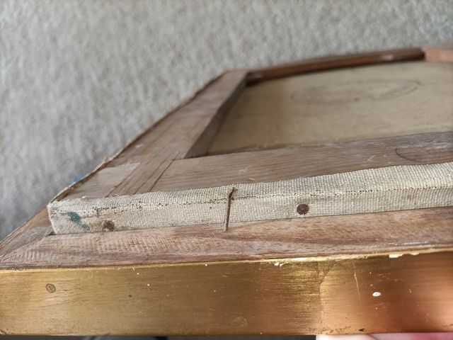 Oleo circa 1880 Escola catalana.