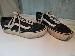 Zapatillas Vans Original plataforma de segunda mano por 20 EUR en Valencia  en WALLAPOP