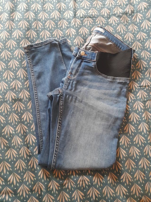 Vaqueros premamá Mango Talla M