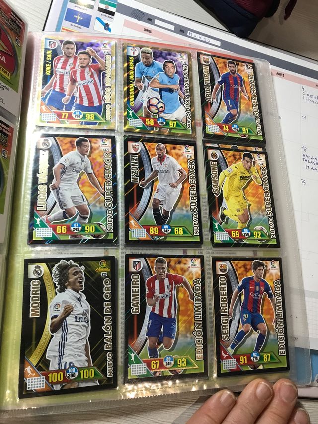 Coleccion completa Adrenalyn 2016