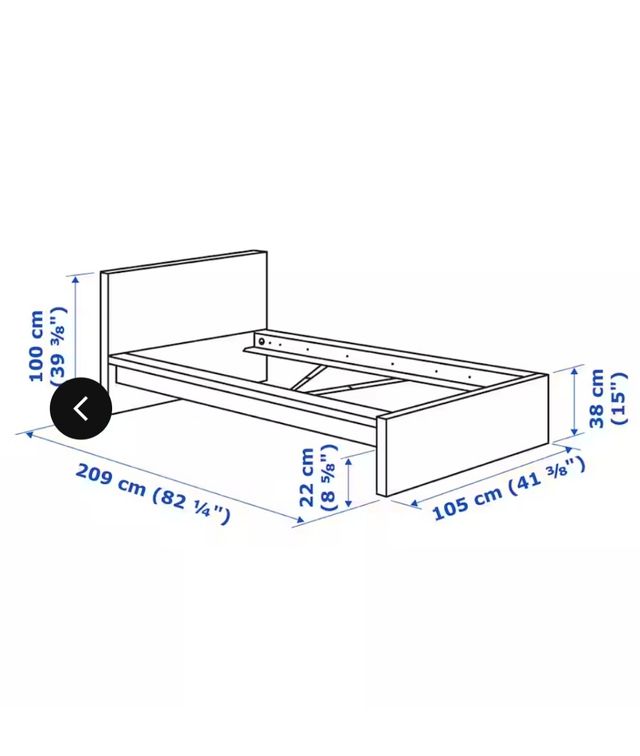 Cama individual Ikea
