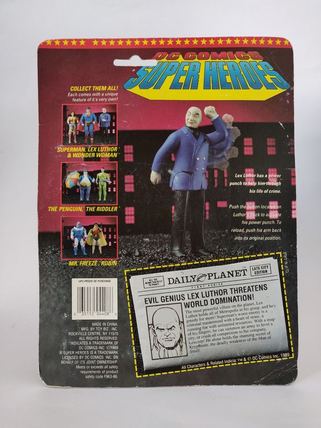 Lex Luthor DC Super Heroes ToyBiz 1989
