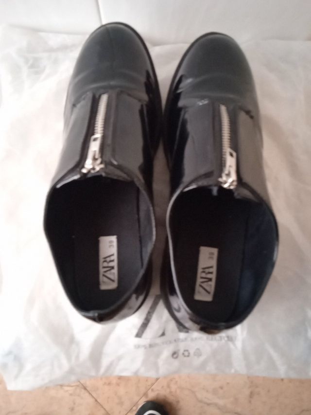 zapatos charol de zara kids