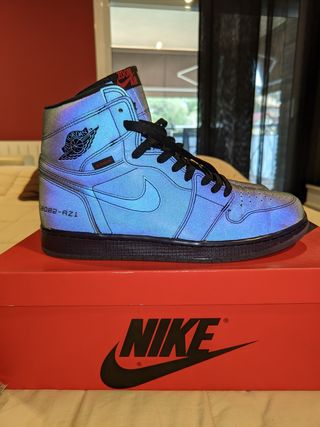 Jordan 1 high fearless zoom (reflectantes) de segunda mano por 115 EUR en  Cubelles en WALLAPOP