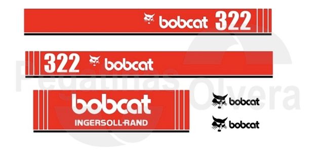Kit adhesivos Bobcat 322