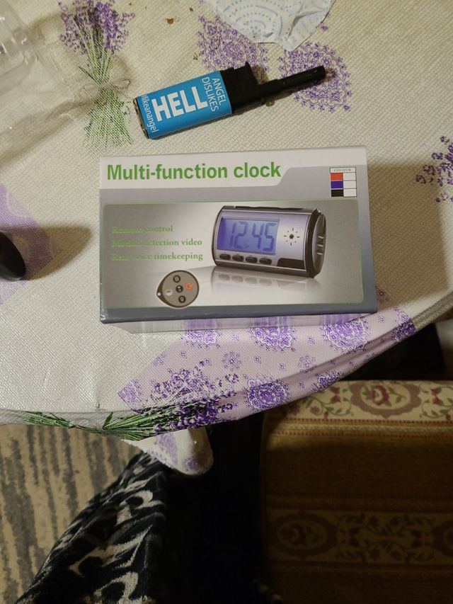 reloj cámara de vigilancia