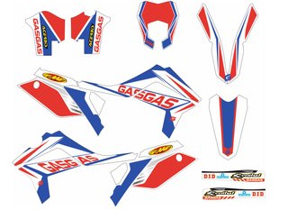Pegatinas moto Enduro Gas-Gas EC 12-17 Azul Rojo 4