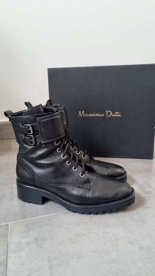 Botas militares, mujer ,talla 40 , Massimo Dutti. de segunda mano por 75  EUR en Bullas en WALLAPOP