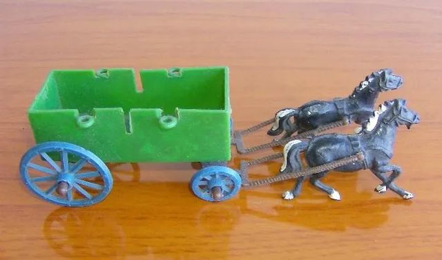 CARRETA OESTE CON CABALLOS