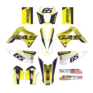 Pegatinas moto Enduro Gas-Gas EC 10-11 Amarillo 2