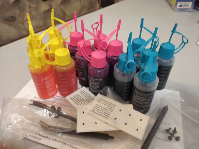 Tinta negra para impresora HP, Epson, Canon, Apple