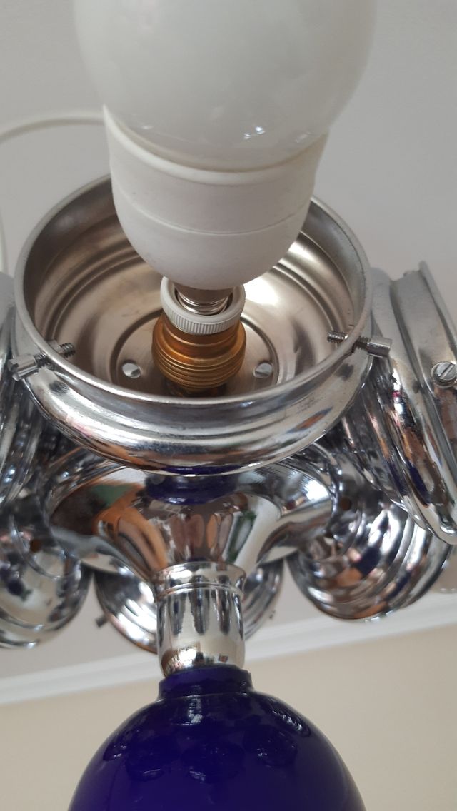 Original lámpara Space age de 6 tulipas