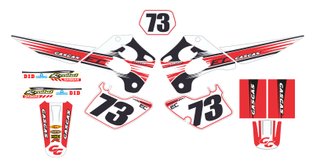 Kit Pegatinas moto Enduro Gas-Gas EC 98-01 Rojo