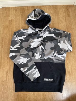 Sudadera Hollister camuflaje de segunda mano por 13 EUR en Alcalá de  Henares en WALLAPOP
