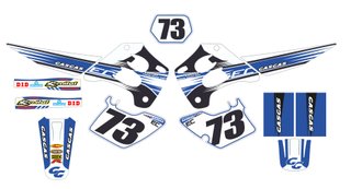 Kit Pegatinas moto Enduro Gas-Gas EC 98-01 Azul