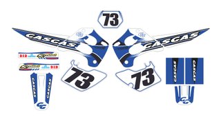 Kit Pegatinas moto Enduro Gas-Gas EC 98-01 Azul 2