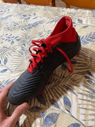 Bota adidas predator 19.3 ag roja