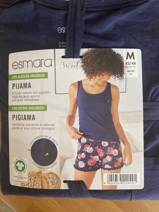 Pijama mujer verano esmara T\\/M y L de segunda mano por 10 EUR en Seseña en  WALLAPOP