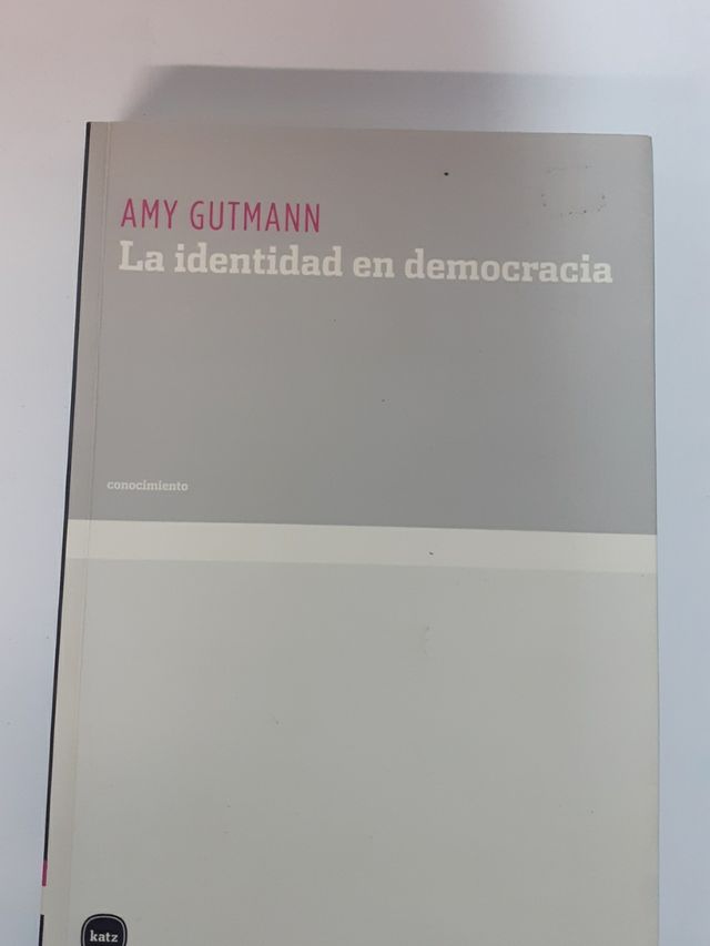 La identidad en democracia-Amy Gutmann