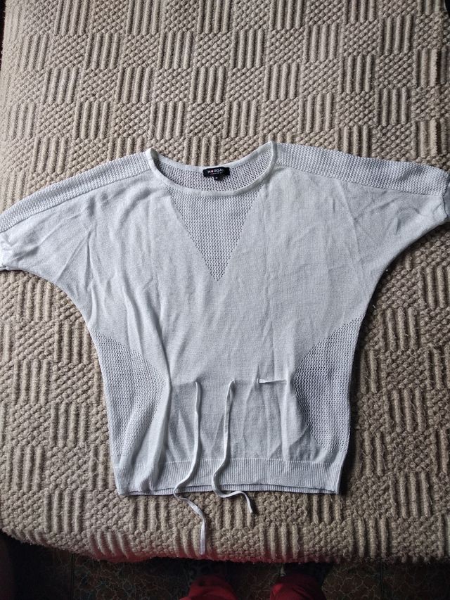 Jersey blanco con brillitos