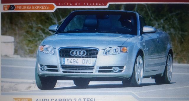 Pruebas Audi A4 B7 de revistas