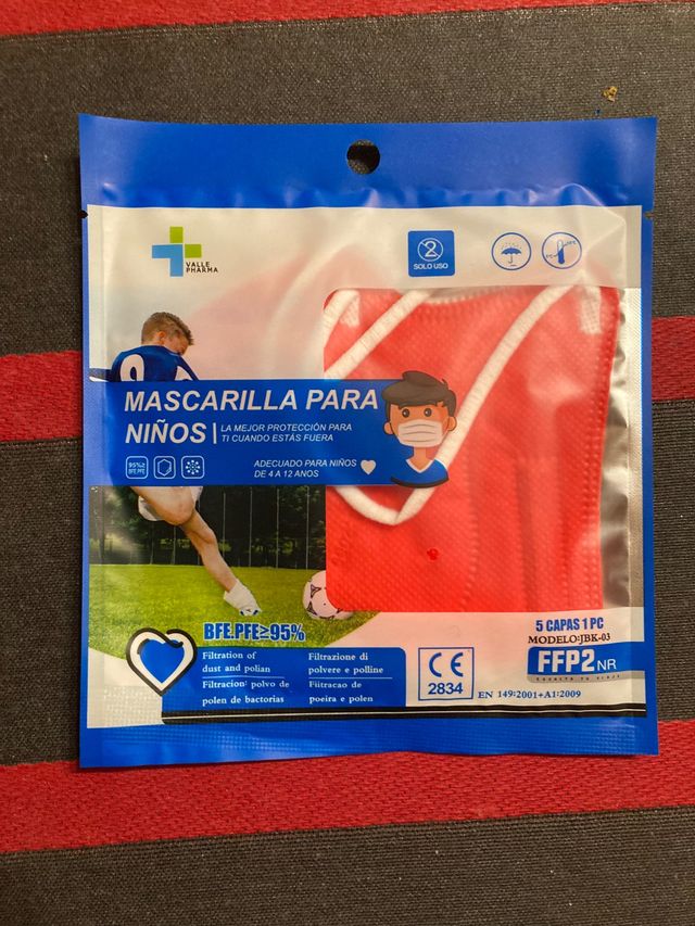 Mascarilla fpp2 infantil